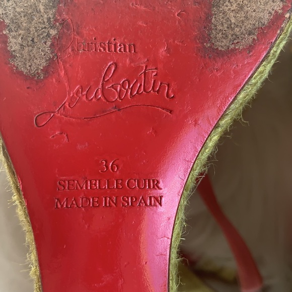 Beautiful (platform) shoes “Christian Louboutin”, Size 36 EUR. - Picture 4 of 4